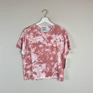 BCBGeneration Rose TieDye Short Sleeve Size XL NWT